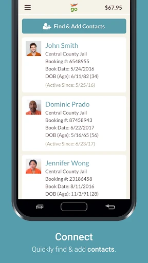 GettingOut Visits screenshot