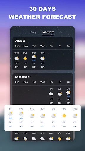 Weather app - Radar & Widget screenshot