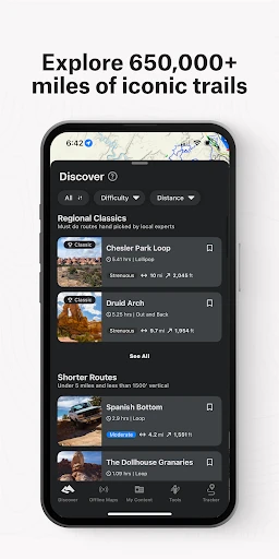 onX Backcountry Trail Maps GPS screenshot
