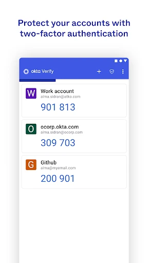 Okta Verify screenshot