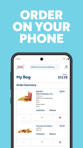 SONIC Drive-In - Order Online screenshot