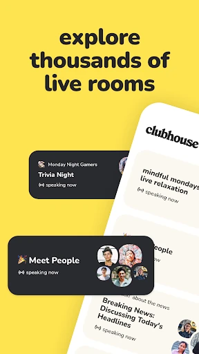 Clubhouse screenshot
