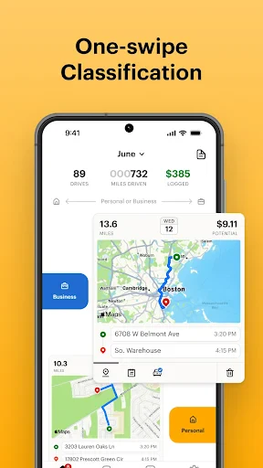 Mileage Tracker & Log - MileIQ screenshot