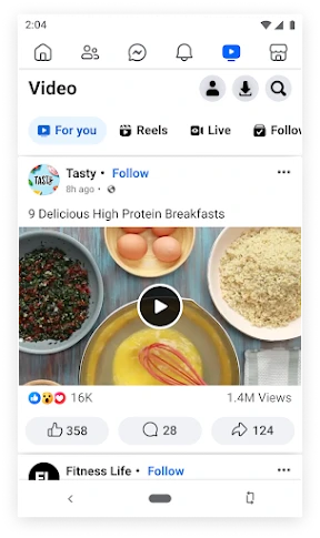 Facebook Lite screenshot