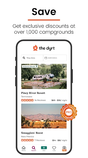 The Dyrt: RV & Free Camping screenshot