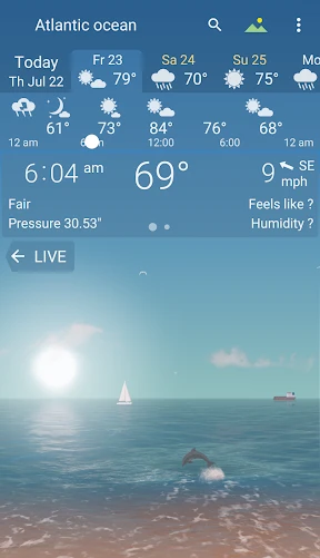 YoWindow Weather and wallpaper screenshot