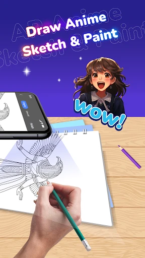 Draw Anime: Paint & Sketch App screenshot