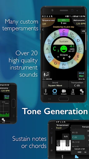 TonalEnergy Tuner & Metronome screenshot