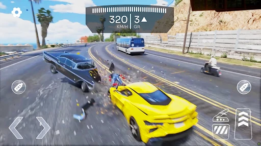Highway Car Crash Simulator screenshot
