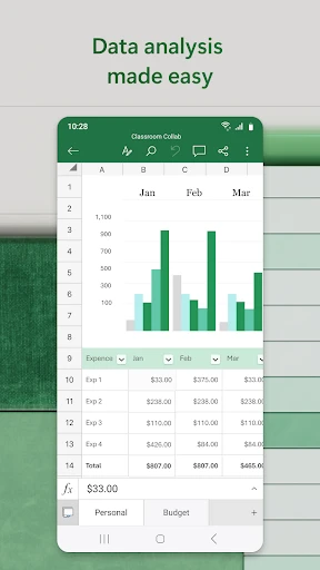 Microsoft Excel: Spreadsheets screenshot