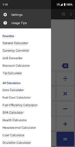 ClevCalc - Calculator screenshot