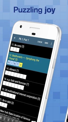 Crossword screenshot
