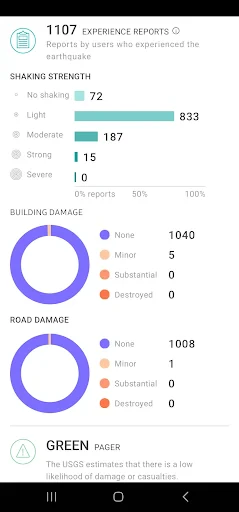 MyShake Earthquake Alerts screenshot