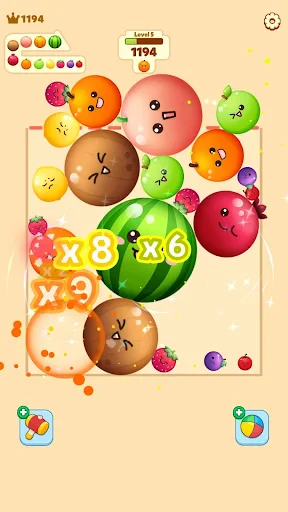 Fruit Merge-Juicy Melon Puzzle screenshot