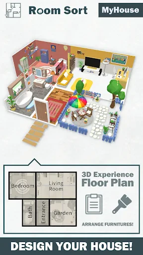 Room Sort - Floor Plan Game screenshot
