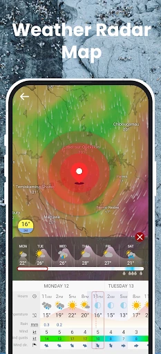 Daily Weather Launcher - Radar screenshot