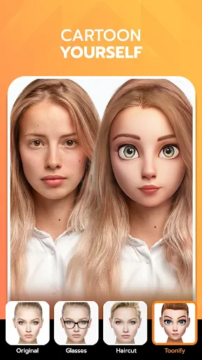 FaceLab Face Editor App, Aging screenshot