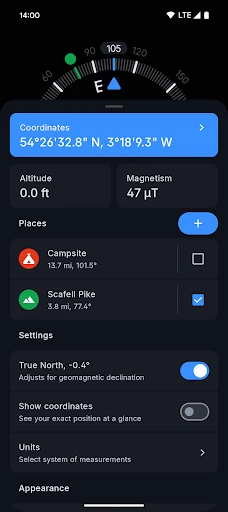 Compass screenshot