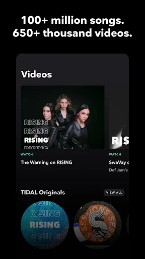 TIDAL Music: HiFi sound screenshot
